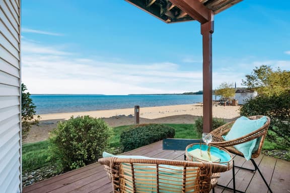 Sauna Beach Haven 106 | Beachfront Condo Near Downtown & TART Trail